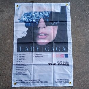 2/$10 Lady Gaga The Fame Album Tapestry 2ft X 3ft